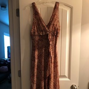 Maggy London tie midi dress